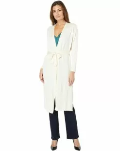 Anne Klein Sweaters Women Open Front Long Cardigan