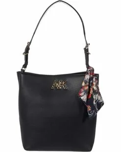 Anne Klein Handbags Women New Hardware Bucket Hobo