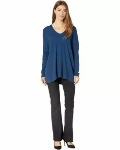 Anne Klein Sweaters Women V-Neck Ribbed Drop Shoulder Pullover -Anne Klein Store 710nWaKinzL. AC SR736920