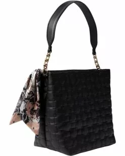 Anne Klein Handbags Women Quilted Velvet Hobo With Scarf -Anne Klein Store 71AoXBnppYL. AC SR736920