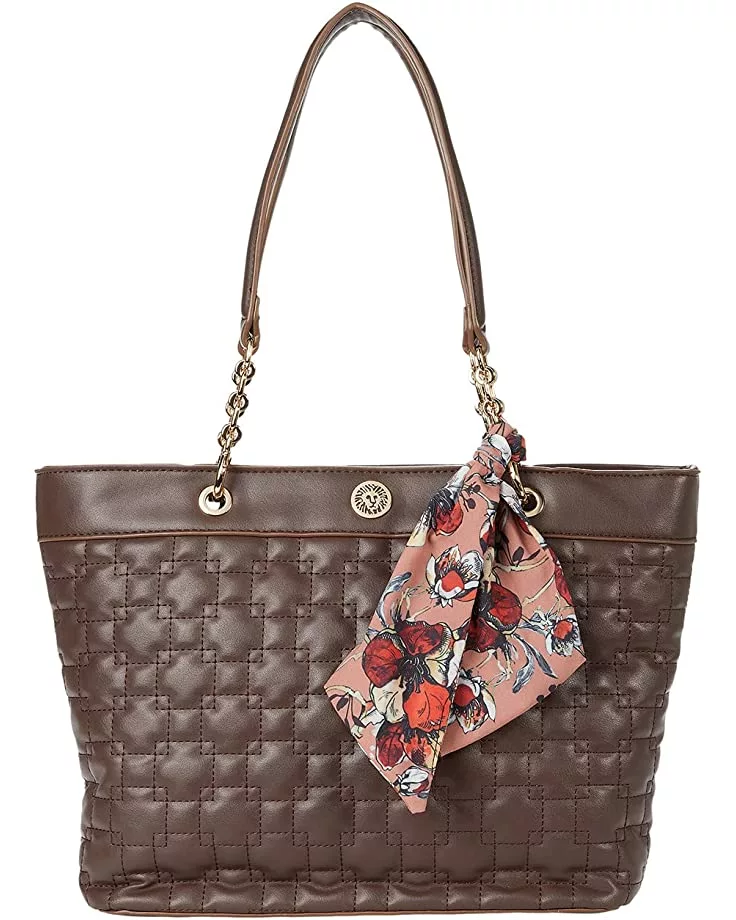 Anne Klein Handbags Women Quilted East/West Tote 3 Anne Klein Handbags Women Quilted East/West Tote