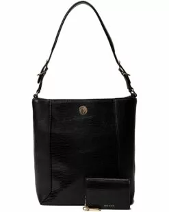 Anne Klein Handbags Women Mixed Media Hobo With Card Case