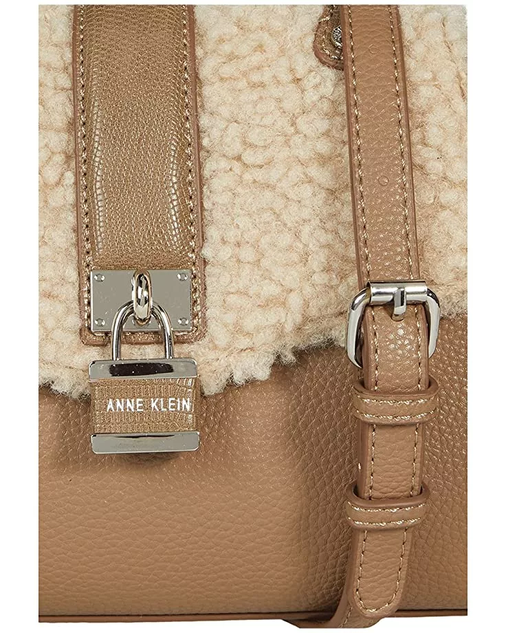 Anne Klein Handbags Women Soft Calf/Faux Shearling Lizard Satchel 6 Anne Klein Handbags Women Soft Calf/Faux Shearling Lizard Satchel - Image 4