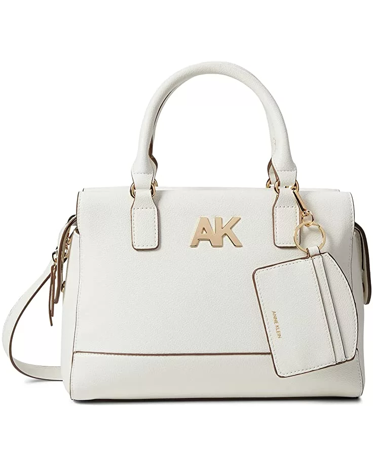 Anne Klein Handbags Women Satchel With Card Case 3 Anne Klein Handbags Women Satchel With Card Case