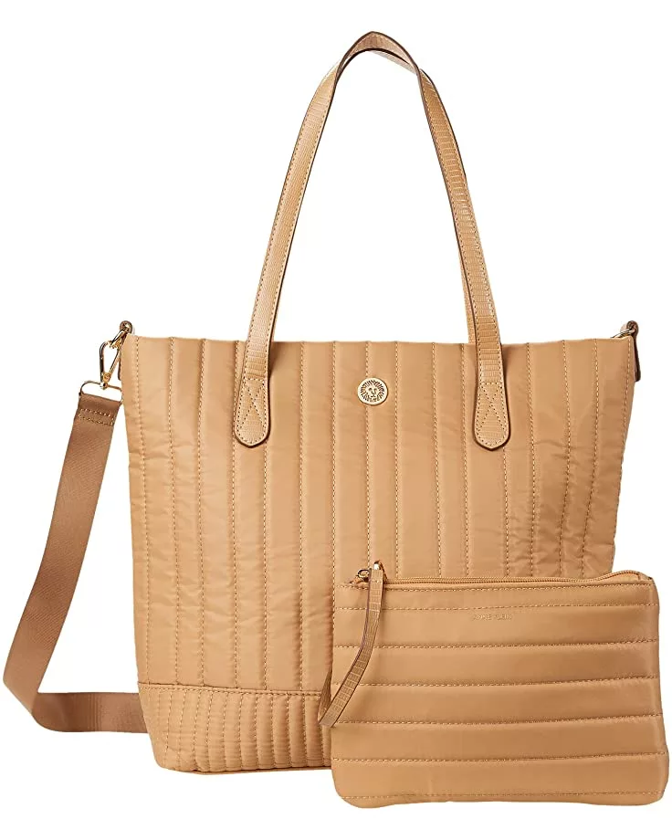 Anne Klein Handbags Women Quilted Nylon Medium Tote 7 Anne Klein Handbags Women Quilted Nylon Medium Tote - Image 5