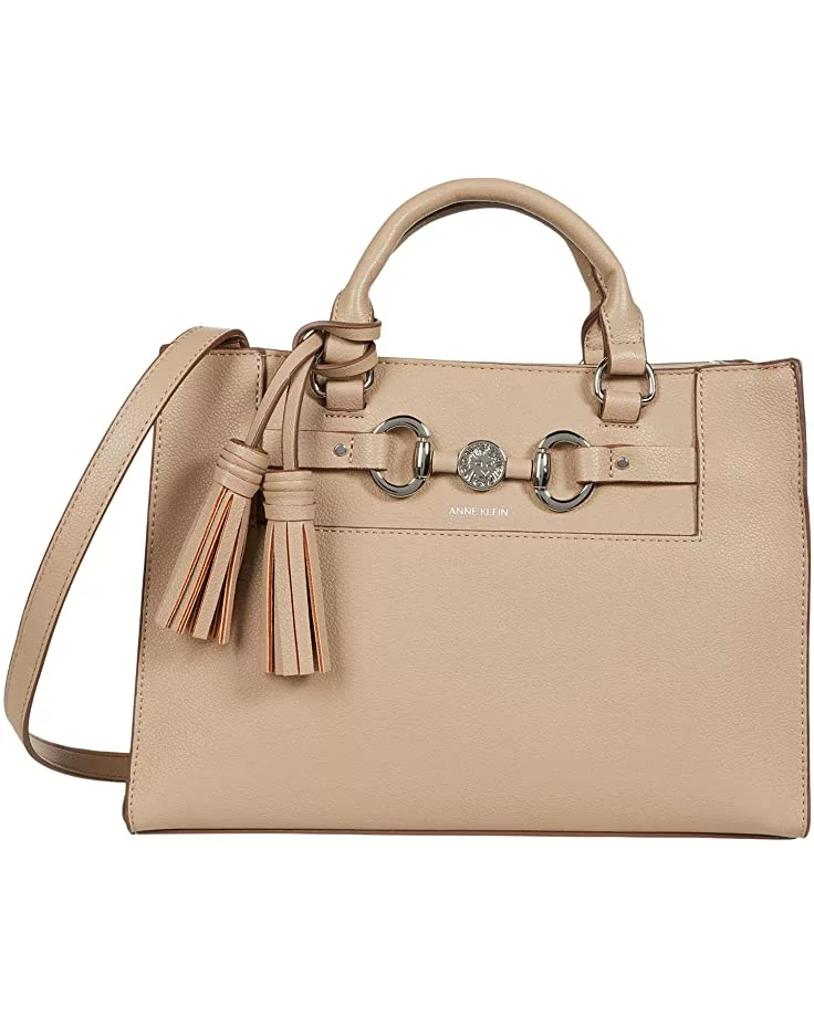 Anne Klein Handbags Women East West Satchel With Horse Bit 9 Anne Klein Handbags Women East West Satchel With Horse Bit - Image 7