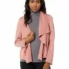 Anne Klein Sweaters Women Serenity Drape Front Jacket