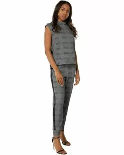 Anne Klein Pants Women Side Stripe Pull-On Plaid Joggers 9 Anne Klein Pants Women Side Stripe Pull-On Plaid Joggers -Anne Klein Store 71ghj1dJljL. AC SR736920