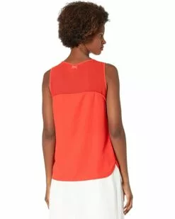 Anne Klein Shirts & Tops Women Mixed Media Shell 7 Anne Klein Shirts & Tops Women Mixed Media Shell -Anne Klein Store 71vsyfJj ZS. AC SR736920