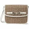 Anne Klein Handbags Women Horse Bit Flap Crossbody