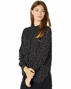 Anne Klein Shirts & Tops Women Ritz Dot Poet Blouse