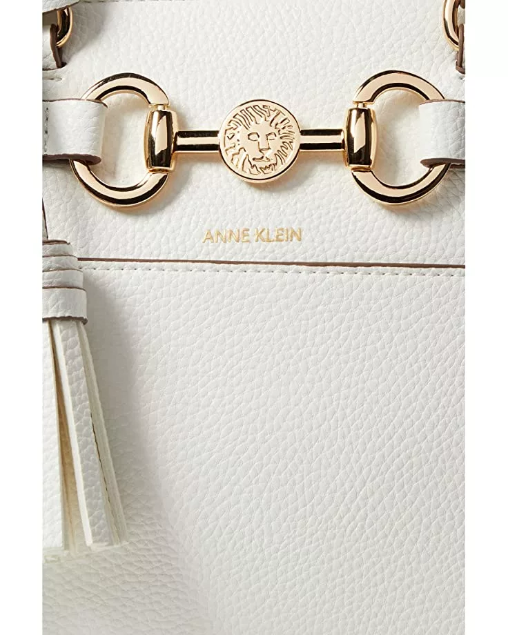 Anne Klein Handbags Women East West Satchel With Horse Bit 6 Anne Klein Handbags Women East West Satchel With Horse Bit - Image 4