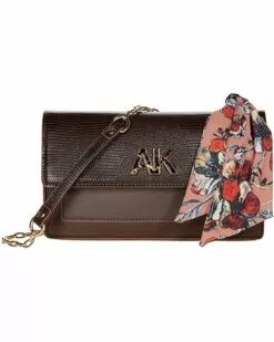 Anne Klein Handbags Women East-West Flap Crossbody With New Hardware