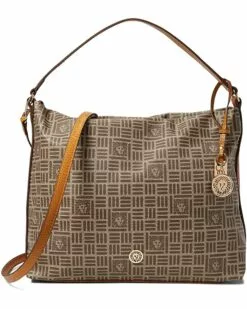 Anne Klein Handbags Women Lion Logo Hobo