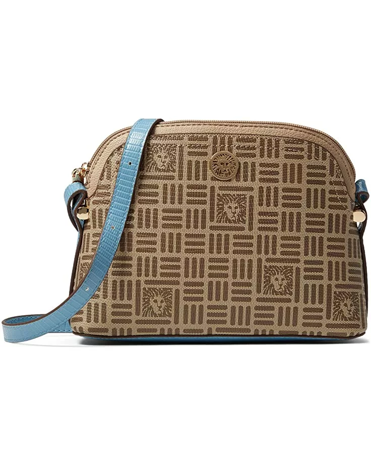 Anne Klein Handbags Women Lion Logo Dome Crossbody 3 Anne Klein Handbags Women Lion Logo Dome Crossbody